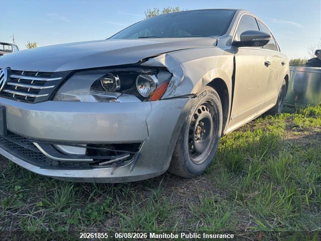 20261855 :رقم المزاد ، 1VWCN7A34CC003595 vin ، 2012 Volkswagen Passat 2.0 Tdi مزاد بيع