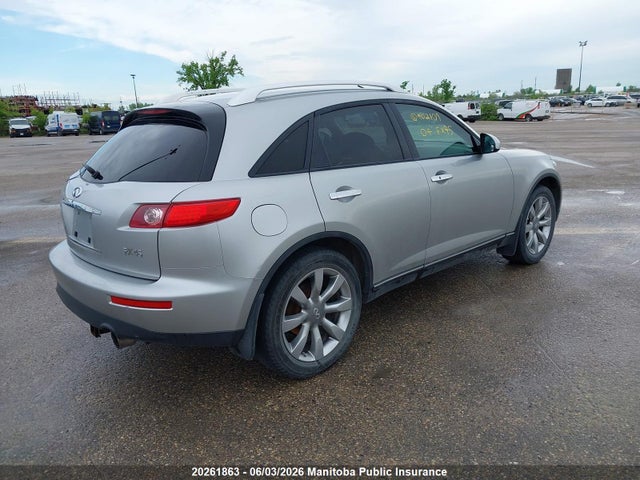 20261863 :رقم المزاد ، JNRBS08W24X402109 vin ، 2004 Infiniti Fx45 مزاد بيع