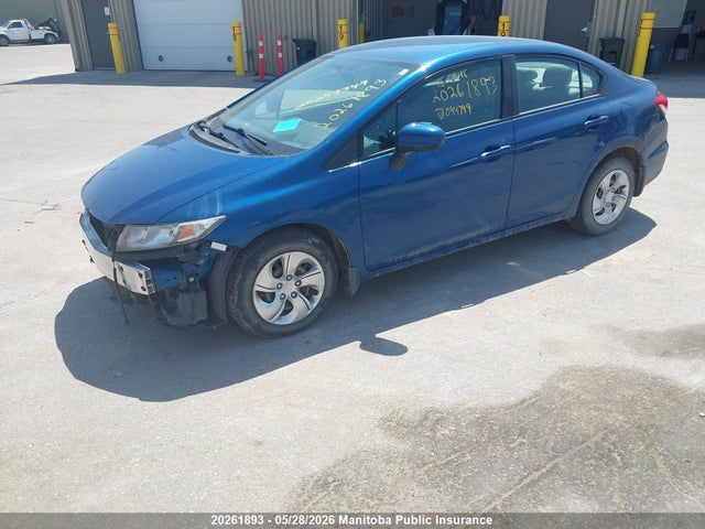 20261893 :رقم المزاد ، 2HGFB2F45FH044799 vin ، 2015 Honda Civic Lx مزاد بيع