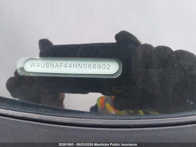 WAUBNAF44HN066802 Audi A4 2.0t Quattro