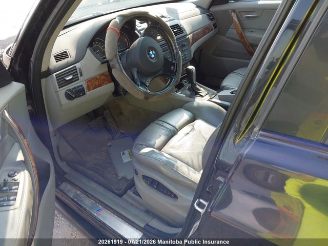 2007 Bmw X3 3.0si მანქანა იყიდება აუქციონზე, vin: WBXPC93477WF23750, აუქციონის ნომერი: 20261919