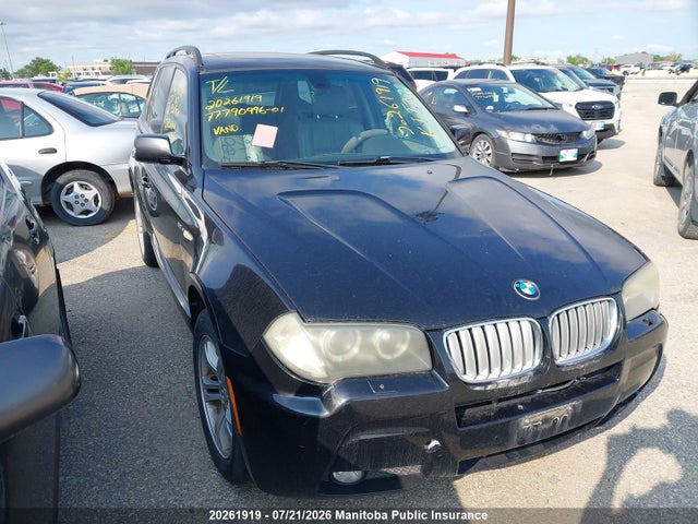 2007 Bmw X3 3.0si მანქანა იყიდება აუქციონზე, vin: WBXPC93477WF23750, აუქციონის ნომერი: 20261919