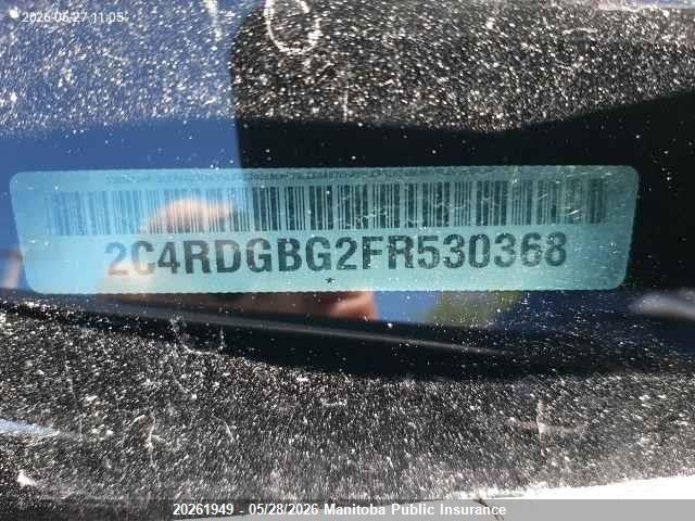 2C4RDGBG2FR530368 Dodge Grand Caravan Sxt