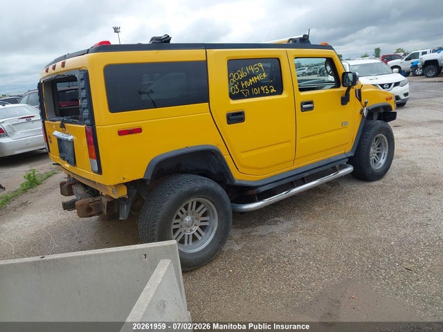 Продажа на аукционе авто 2003 Hummer H2, vin: 5GRGN23U63H101932, номер лота: 20261959