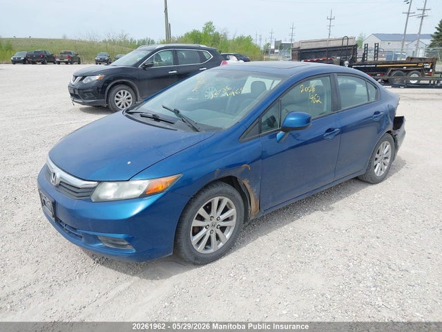20261962 :رقم المزاد ، 2HGFB2F53CH025818 vin ، 2012 Honda Civic Ex مزاد بيع