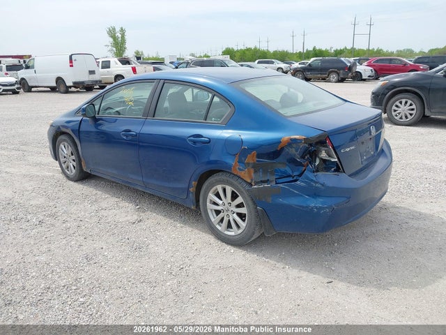 20261962 :رقم المزاد ، 2HGFB2F53CH025818 vin ، 2012 Honda Civic Ex مزاد بيع
