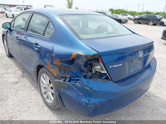 20261962 :رقم المزاد ، 2HGFB2F53CH025818 vin ، 2012 Honda Civic Ex مزاد بيع