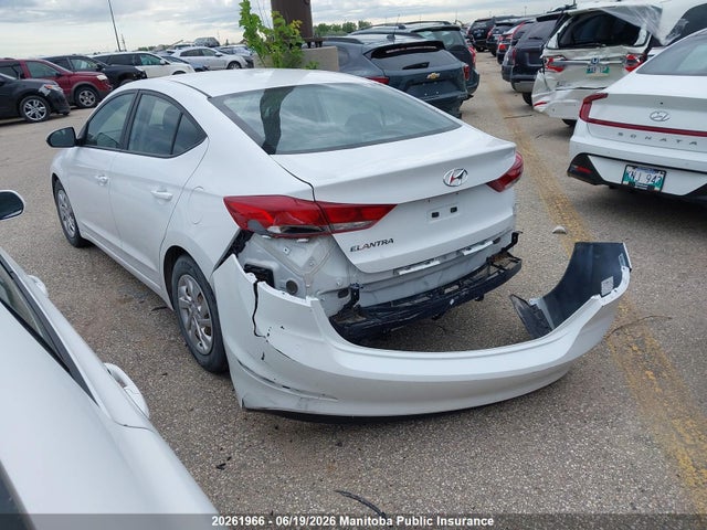 2017 Hyundai Elantra Le მანქანა იყიდება აუქციონზე, vin: 5NPD74LF5HH075747, აუქციონის ნომერი: 20261966