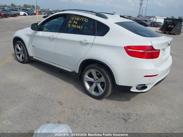 2012 Bmw X6 35i მანქანა იყიდება აუქციონზე, vin: 5UXFG2C55CL780667, აუქციონის ნომერი: 20261970