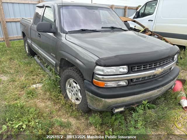 2000 Chevrolet Silverado 1500 Ext Cab მანქანა იყიდება აუქციონზე, vin: 1GCEK19T5YE419561, აუქციონის ნომერი: 20261972