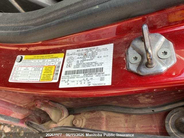 Продажа на аукционе авто 2013 Ford Fusion Se, vin: 3FA6P0H97DR166164, номер лота: 20261977