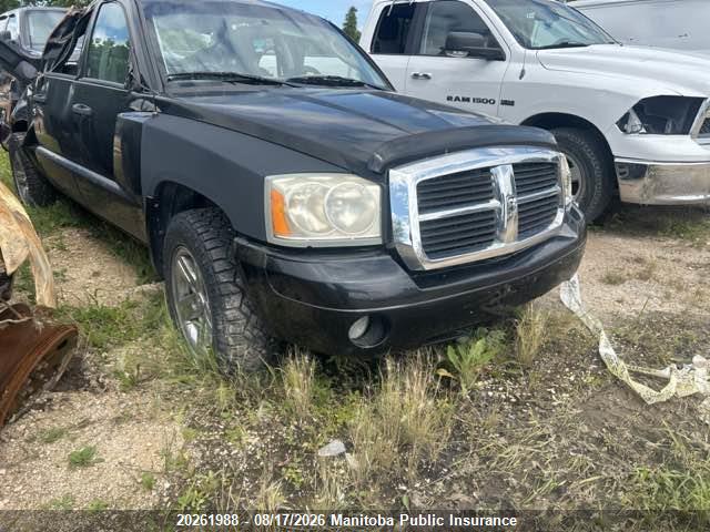 20261988 :رقم المزاد ، 1D7HW48P77S232562 vin ، 2007 Dodge Dakota Slt V8 Quad Cab مزاد بيع