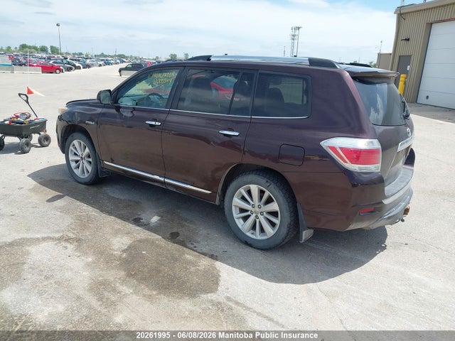 Продажа на аукционе авто 2011 Toyota Highlander Hybrid Limited, vin: JTEDC3EH0B2000849, номер лота: 20261995