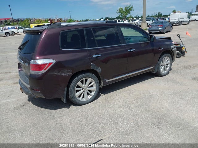 Продажа на аукционе авто 2011 Toyota Highlander Hybrid Limited, vin: JTEDC3EH0B2000849, номер лота: 20261995