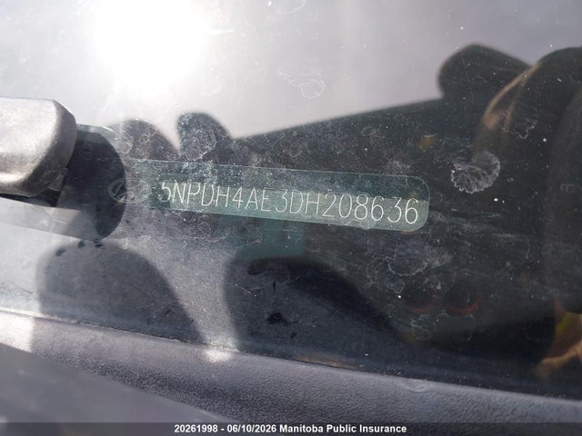 Aukcja sprzedaży 2013 Hyundai Elantra Gls, vin: 5NPDH4AE3DH208636, numer aukcji: 20261998