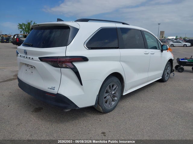 2024 Toyota Sienna Le Hybrid მანქანა იყიდება აუქციონზე, vin: 5TDGRKEC1RS209194, აუქციონის ნომერი: 20262003