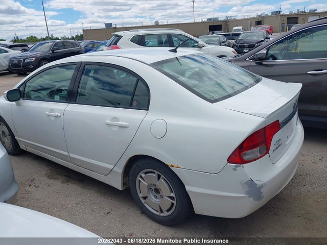 Продаж на аукціоні авто 2009 Honda Civic Hybrid, vin: JHMFA36229S800347, номер лоту: 20262043