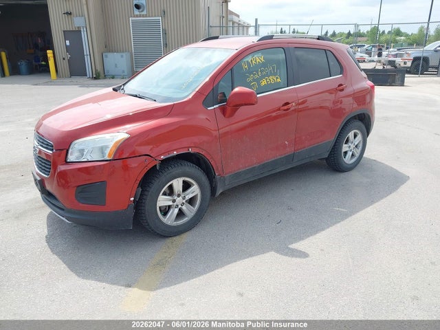 Aukcja sprzedaży 2014 Chevrolet Trax Lt, vin: 3GNCJPSB6EL223842, numer aukcji: 20262047