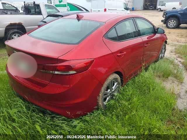 Продаж на аукціоні авто 2017 Hyundai Elantra Gl, vin: KMHD84LFXHU148951, номер лоту: 20262058