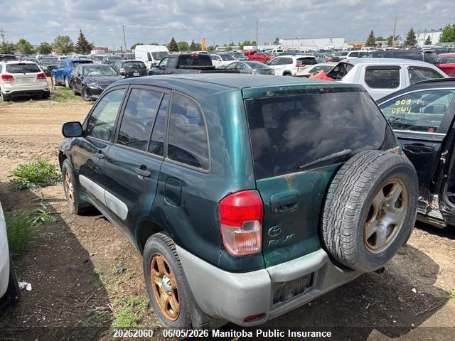 Aukcja sprzedaży 2001 Toyota Rav4, vin: JTEHH20V810028449, numer aukcji: 20262060