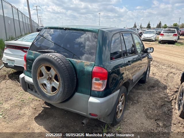 Aukcja sprzedaży 2001 Toyota Rav4, vin: JTEHH20V810028449, numer aukcji: 20262060