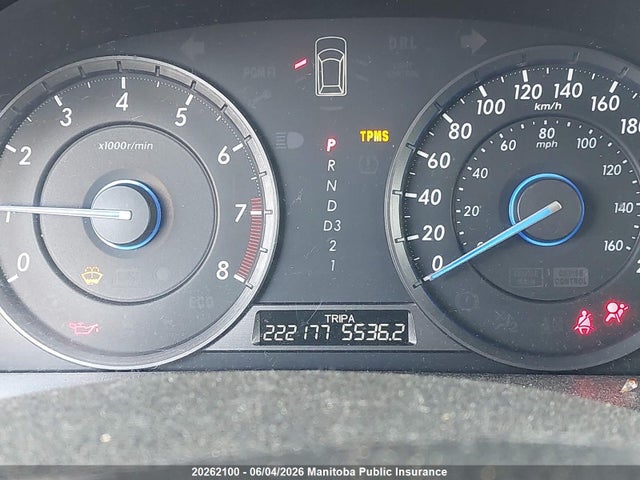 20262100 :رقم المزاد ، 5J6TF2H58AL800515 vin ، 2010 Honda Accord Crosstour Ex-l V6 مزاد بيع