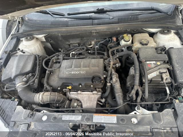 2011 Chevrolet Cruze Lt Turbo მანქანა იყიდება აუქციონზე, vin: 1G1PF5S93B7161550, აუქციონის ნომერი: 20262113