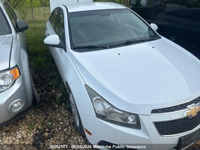 2011 Chevrolet Cruze Lt Turbo მანქანა იყიდება აუქციონზე, vin: 1G1PF5S93B7161550, აუქციონის ნომერი: 20262113