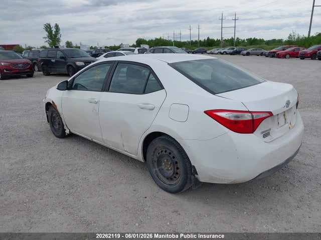 Продажа на аукционе авто 2015 Toyota Corolla Le, vin: 2T1BURHE2FC317262, номер лота: 20262119