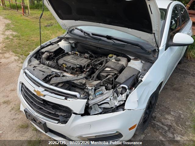 20262125 :رقم المزاد ، 1G1PC5SB8F7237250 vin ، 2015 Chevrolet Cruze Lt Turbo مزاد بيع