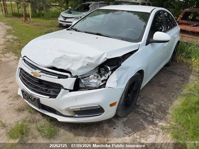 20262125 :رقم المزاد ، 1G1PC5SB8F7237250 vin ، 2015 Chevrolet Cruze Lt Turbo مزاد بيع