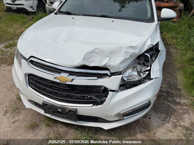 20262125 :رقم المزاد ، 1G1PC5SB8F7237250 vin ، 2015 Chevrolet Cruze Lt Turbo مزاد بيع