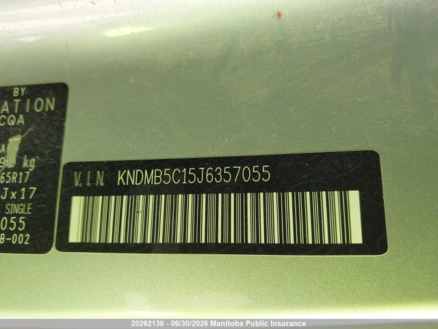 KIA SEDONA LX 2018 KNDMB5C15J6357055 Image 9