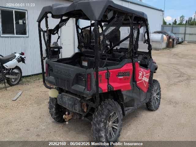 Aukcja sprzedaży 2017 Honda Sxs1000-5 Pioneer Eps 4x4, vin: 1HFVE0440H4100579, numer aukcji: 20262160