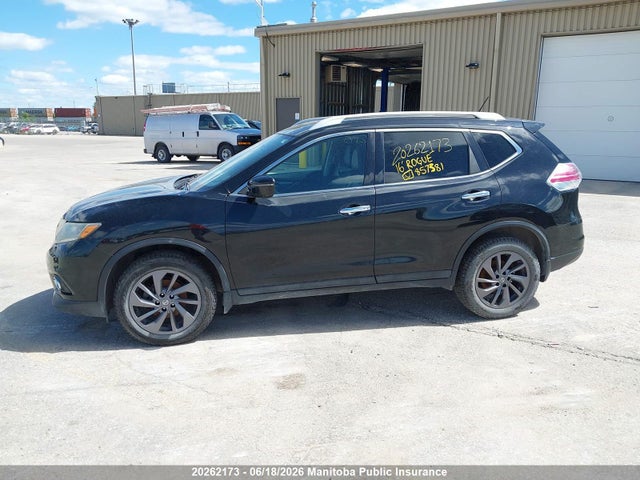 Aukcja sprzedaży 2016 Nissan Rogue Sl, vin: 5N1AT2MV1GC857381, numer aukcji: 20262173