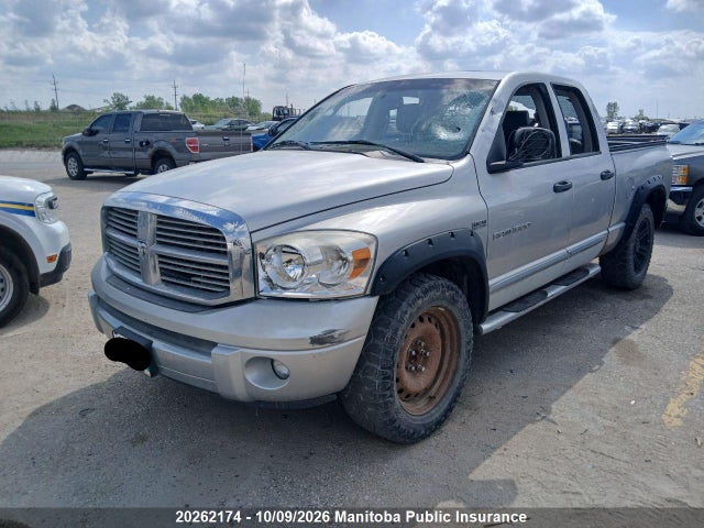 2007 Dodge Ram 1500 Laramie Quad Cab მანქანა იყიდება აუქციონზე, vin: 1D7HU18247S231376, აუქციონის ნომერი: 20262174