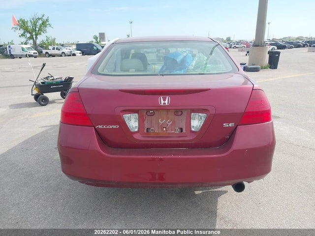 20262202 :رقم المزاد ، 1HGCM56366A802184 vin ، 2006 Honda Accord Se مزاد بيع