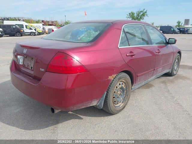 20262202 :رقم المزاد ، 1HGCM56366A802184 vin ، 2006 Honda Accord Se مزاد بيع