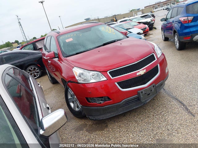 Продаж на аукціоні авто 2012 Chevrolet Traverse Lt, vin: 1GNKRJED5CJ212849, номер лоту: 20262212