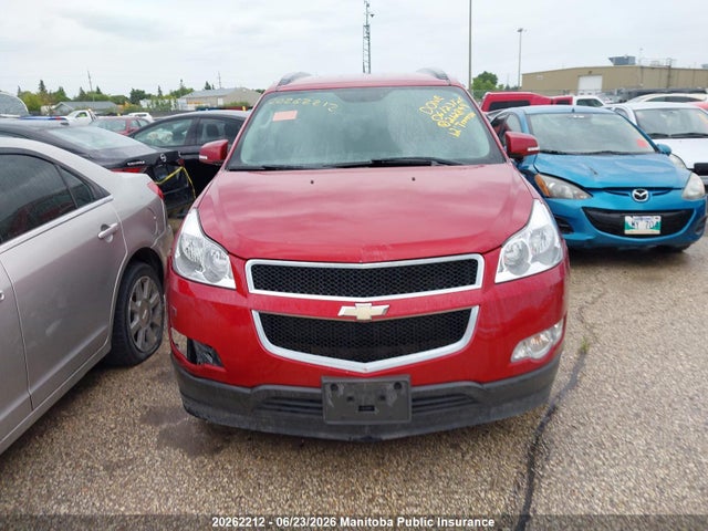 2012 Chevrolet Traverse Lt მანქანა იყიდება აუქციონზე, vin: 1GNKRJED5CJ212849, აუქციონის ნომერი: 20262212