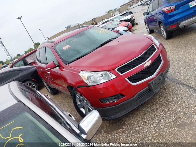 2012 Chevrolet Traverse Lt მანქანა იყიდება აუქციონზე, vin: 1GNKRJED5CJ212849, აუქციონის ნომერი: 20262212