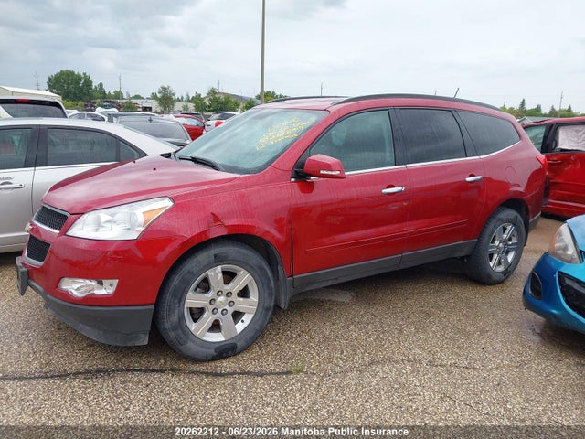 2012 Chevrolet Traverse Lt მანქანა იყიდება აუქციონზე, vin: 1GNKRJED5CJ212849, აუქციონის ნომერი: 20262212