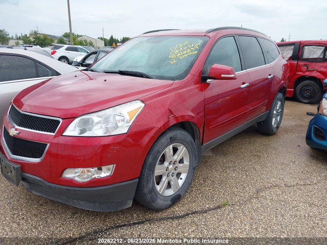 2012 Chevrolet Traverse Lt მანქანა იყიდება აუქციონზე, vin: 1GNKRJED5CJ212849, აუქციონის ნომერი: 20262212