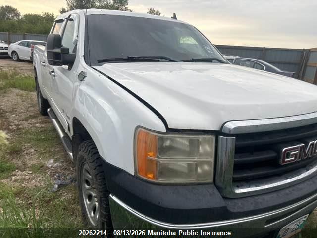 2009 Gmc Sierra 1500 Wt Crew Cab მანქანა იყიდება აუქციონზე, vin: 3GTEK13C19G148176, აუქციონის ნომერი: 20262214