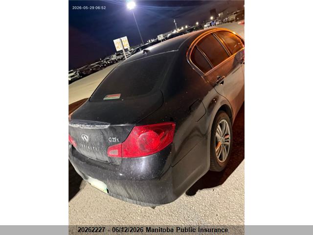 Aukcja sprzedaży 2011 Infiniti G25x, vin: JN1DV6AR7BM654317, numer aukcji: 20262227