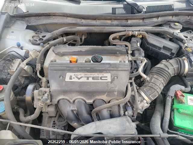 20262259 :رقم المزاد ، 1HGCS12809A017552 vin ، 2009 Honda Accord Ex-l مزاد بيع