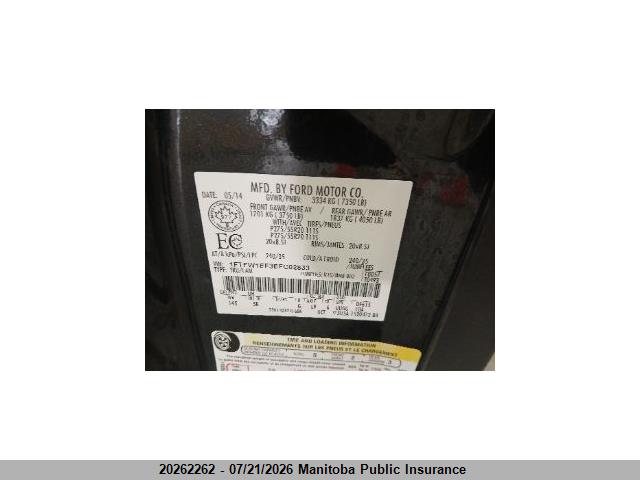 Ford F150 Fx4 Supercrew 2014 1FTFW1EF3EFC02833 Image 9