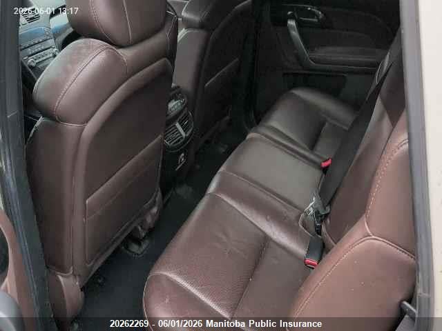 20262269 :رقم المزاد ، 2HNYD28508H000911 vin ، 2008 Acura Mdx Tech مزاد بيع