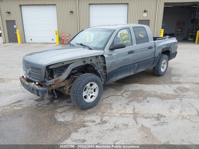 20262290 :رقم المزاد ، 1D7CW3GK2AS264434 vin ، 2010 Dodge Dakota Laramie Crew Cab مزاد بيع
