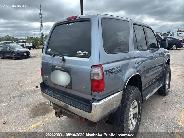 1998 Toyota 4runner Sr5 V6 მანქანა იყიდება აუქციონზე, vin: JT3HN86R0W0165990, აუქციონის ნომერი: 20262303
